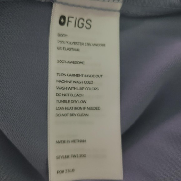 Figs Light Blue Scrub SET XXL - Picture 12 of 14